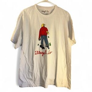 Illegal Civ Taking back our power t shirt Very limited size L/XL